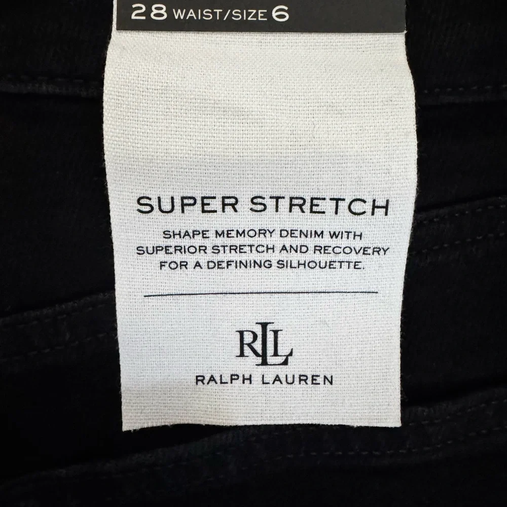 🔥Ralph Lauren High-Rise Bootcut Jeans – Size 6 (28W) New - Picture 9 of 10